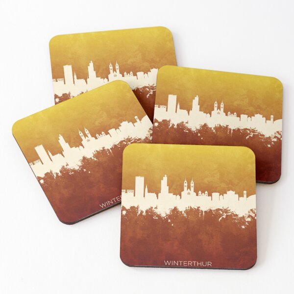 Item preview, Winterthur Switzerland Skyline designed and sold by ArtPrints.