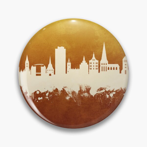 Item preview, Rostock Germany Skyline designed and sold by ArtPrints.