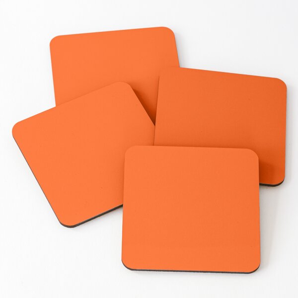 Item preview, SOLID PLAIN INTERNATIONAL ORANGE -OVER 100 SHADES OF ORANGE ON OZCUSHIONS designed and sold by ozcushions.