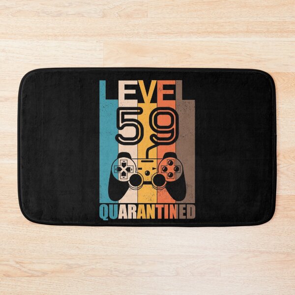 Item preview, Level 59 quarantined funny 59th birthday gamer designed and sold by kader85.