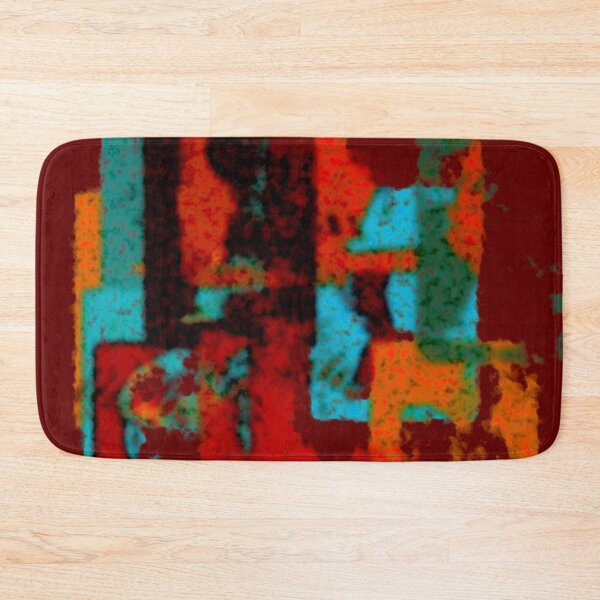Item preview, City Forms. Abstract Geometric Cityscape With Fuzzy Texture. designed and sold by SpieklyArt.