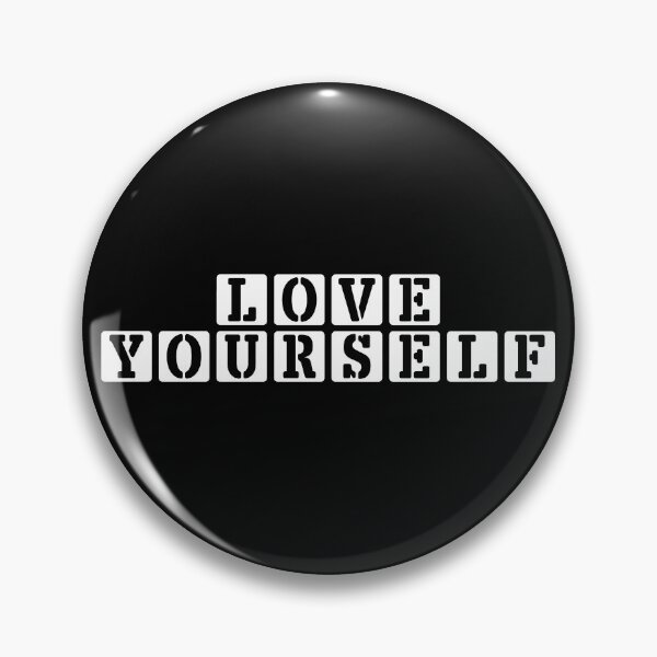 Item preview, Love Yourself | Black & White designed and sold by NobodysHero.
