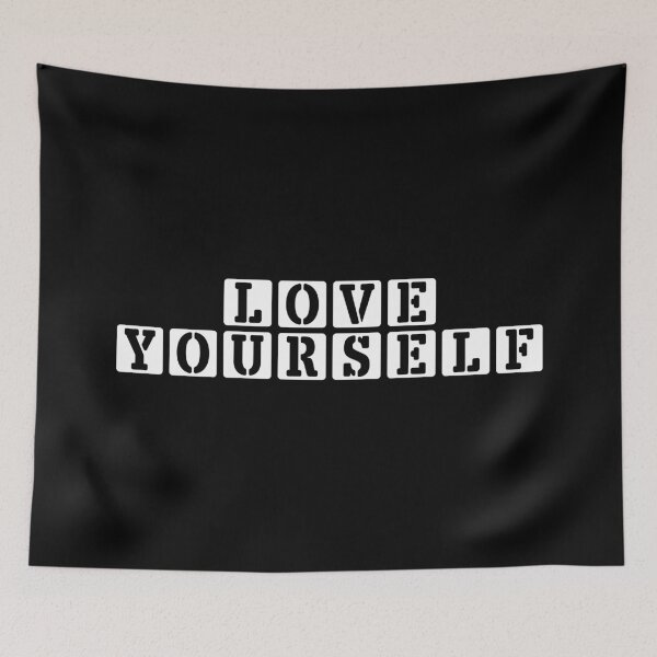Item preview, Love Yourself | Black & White designed and sold by NobodysHero.