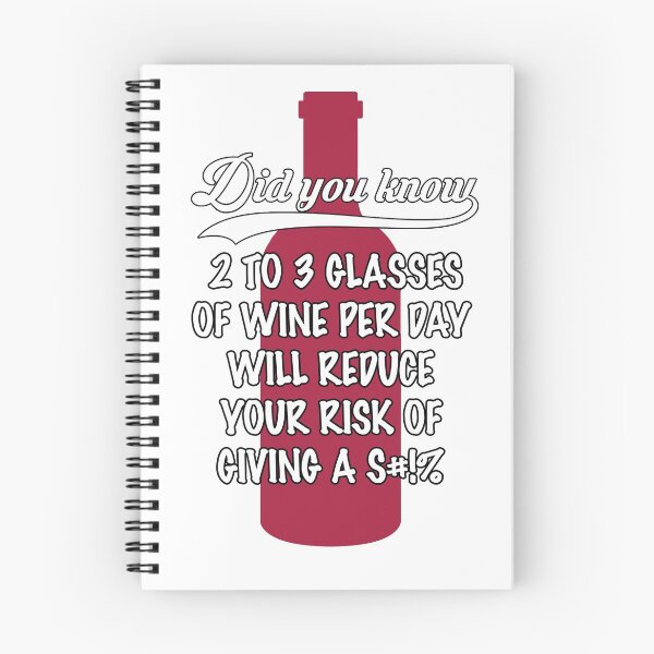 Aperçu de l'œuvre Le saviez-vous. 2 à 3 verres de vin par jour réduiront votre risque de donner créée et vendue par RideWithJohn.