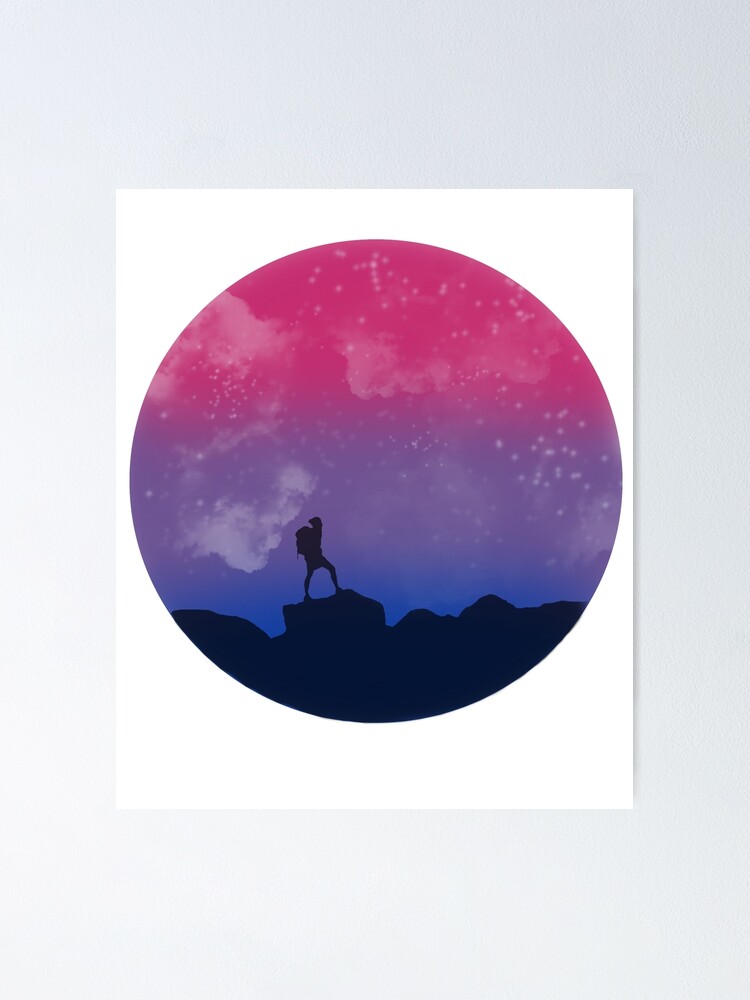 "Subtle Bi Pride Flag" Poster by dee-arts | Redbubble