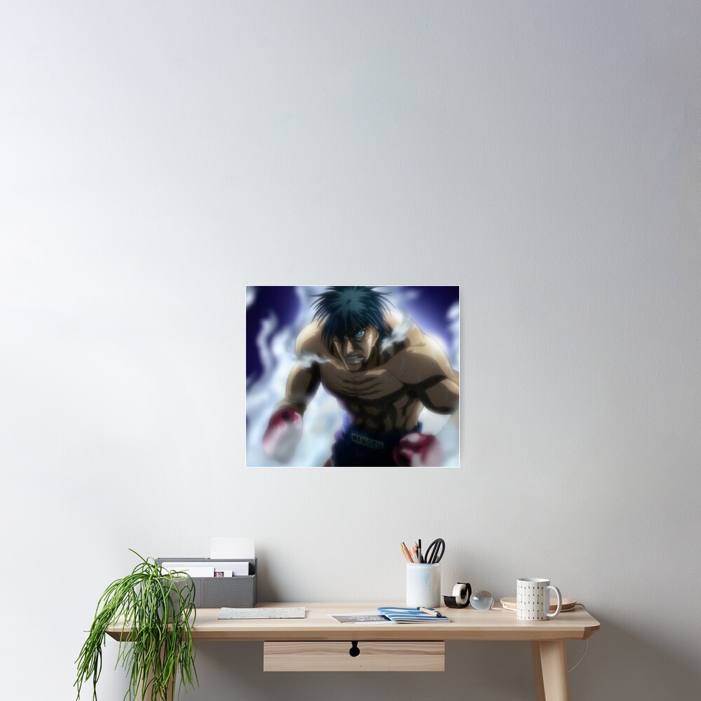 Angry Takamura Boxer Mounted Print by LarcherNoel in 2023