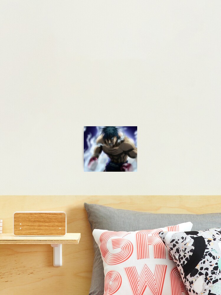 Angry Takamura Boxer Mounted Print by LarcherNoel in 2023