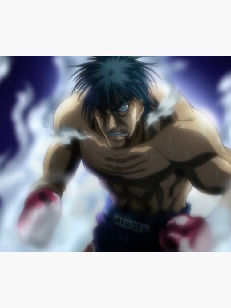 Angry Takamura Boxer Mounted Print by LarcherNoel in 2023