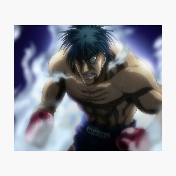 Angry Takamura Boxer Mounted Print by LarcherNoel in 2023