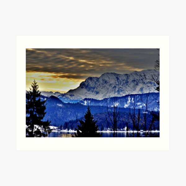 Germany, Mountain Karwendel Art Print