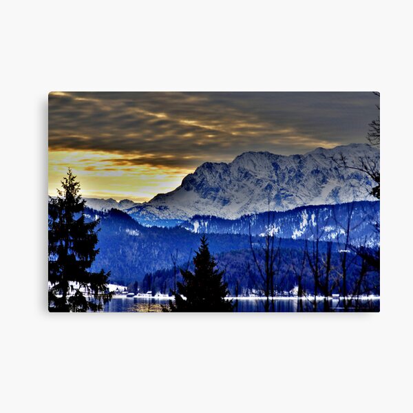 Germany, Mountain Karwendel Canvas Print