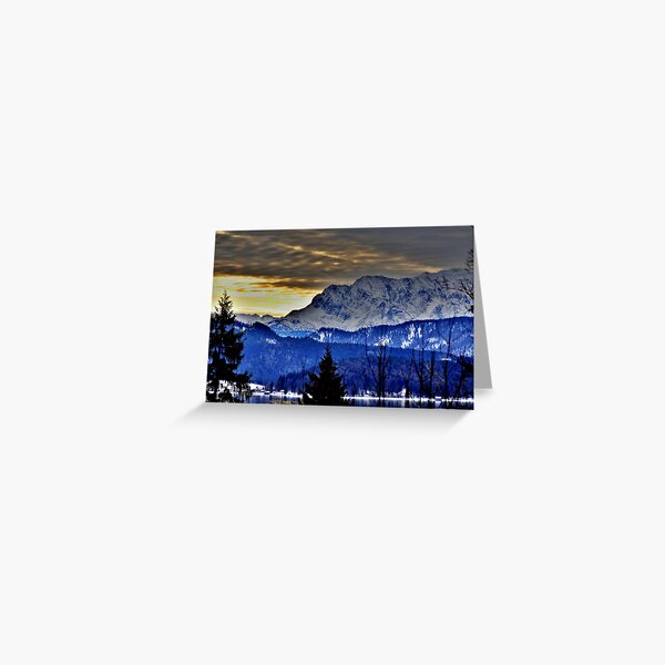 Germany, Mountain Karwendel Greeting Card
