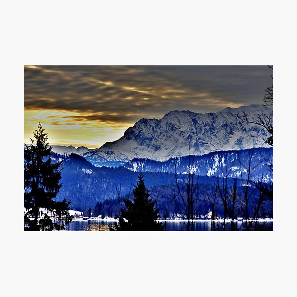 Germany, Mountain Karwendel Photographic Print