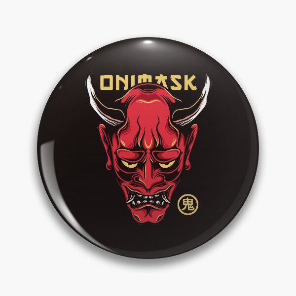 Item preview, Japanese Oni Mask Tattoo designed and sold by AlundrART.