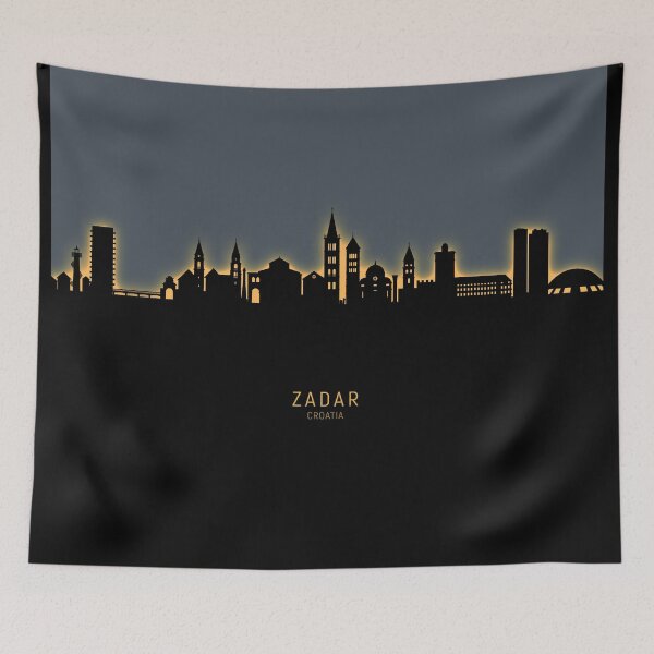 Item preview, Zadar Croatia Skyline designed and sold by ArtPrints.