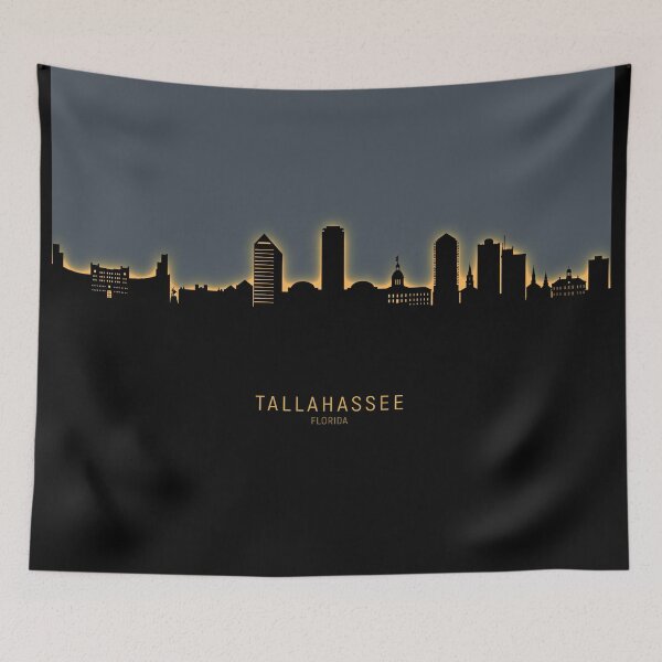 Item preview, Tallahassee Florida Skyline designed and sold by ArtPrints.