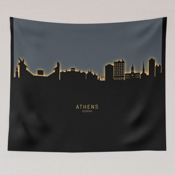 Item preview, Athens Georgia Skyline designed and sold by ArtPrints.