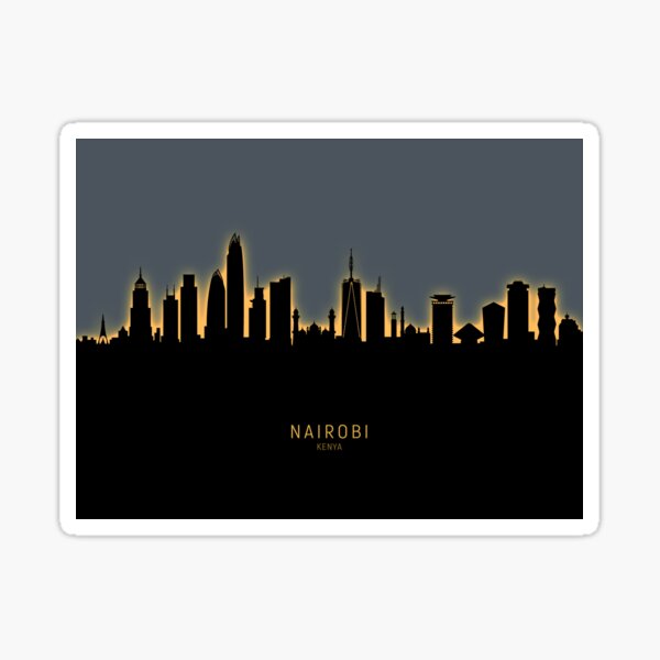 Item preview, Nairobi Kenya Skyline designed and sold by MICHAEL TOMPSETT.