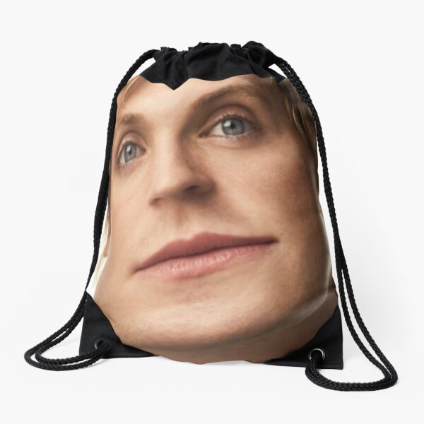 Ugly Guy Meme Drawstring Bags Redbubble