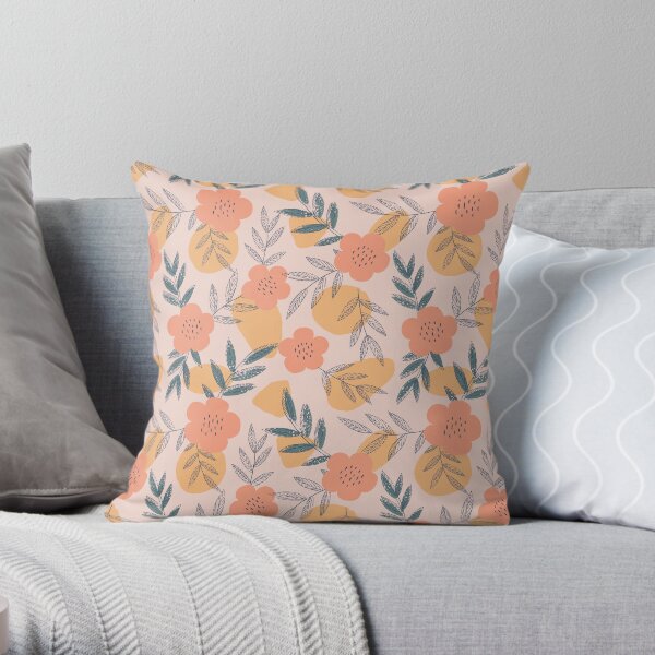 Spring blossom Throw Pillow