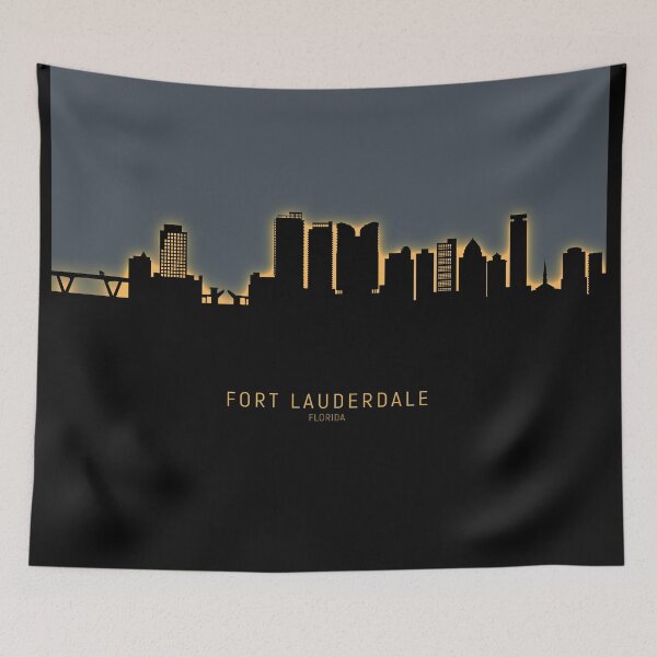 Item preview, Fort Lauderdale Florida Skyline designed and sold by ArtPrints.