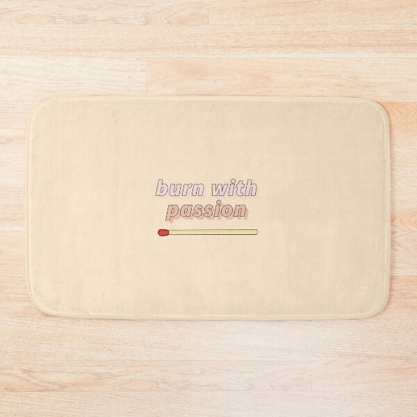 Item preview, Motivational "Burn With Passion" Quote Pastel Typography & Match Vector designed and sold by rieeee.