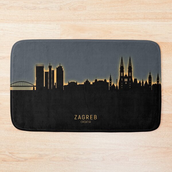 Item preview, Zagreb Croatia Skyline designed and sold by ArtPrints.