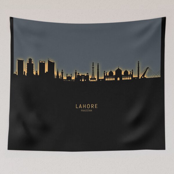 Item preview, Lahore Pakistan Skyline designed and sold by ArtPrints.