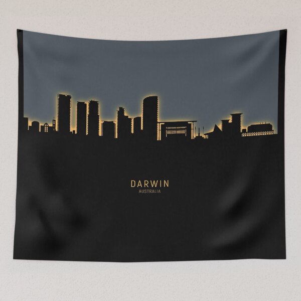 Item preview, Darwin Australia Skyline designed and sold by ArtPrints.
