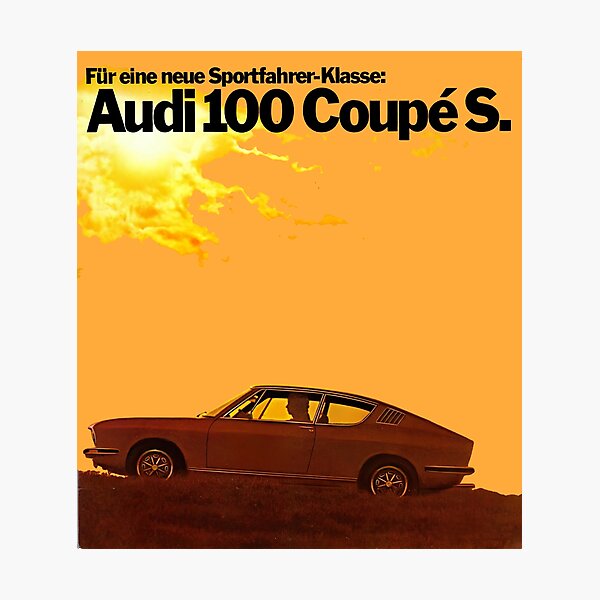 AUDI 100 COUPE S Photographic Print