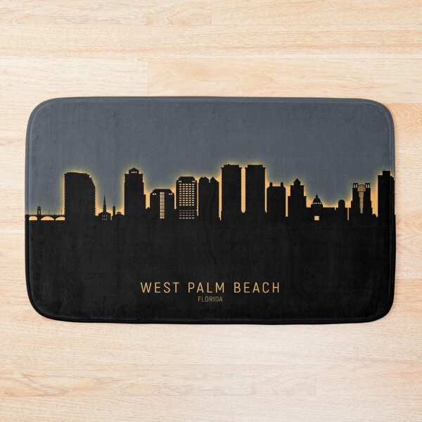 Item preview, West Palm Beach Florida Skyline designed and sold by ArtPrints.
