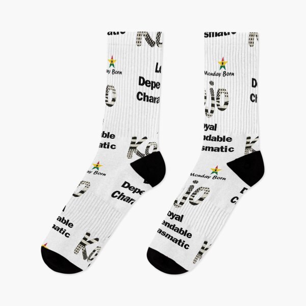 Item preview, Monday Born Ghanaian Male Name 'Kojo' in black and white designed and sold by WhoWeAre.