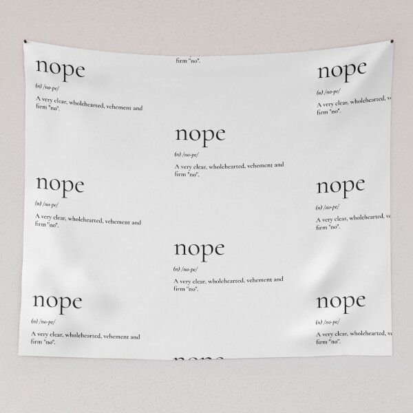 Item preview, nope designed and sold by wydrenpng.