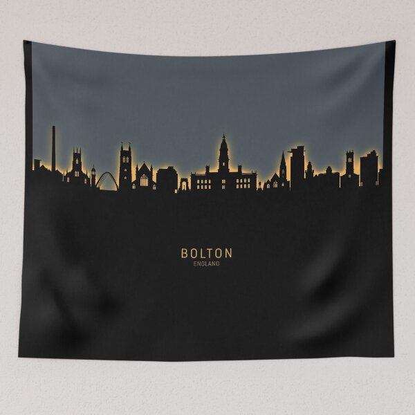Item preview, Bolton England Skyline designed and sold by ArtPrints.