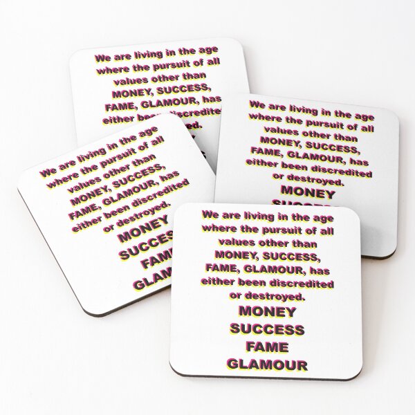 Item preview, MONEY, SUCCESS, FAME, GLAMOUR designed and sold by DiscoNihilist.