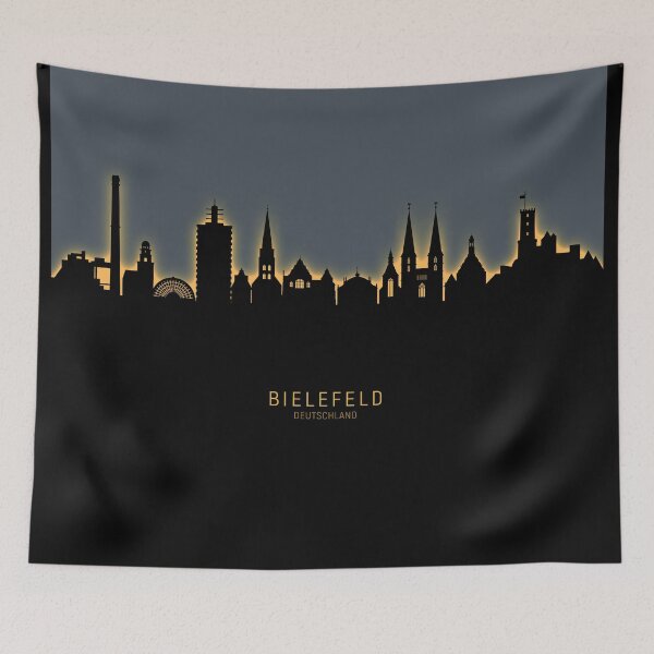 Item preview, Bielefeld Germany Skyline designed and sold by ArtPrints.