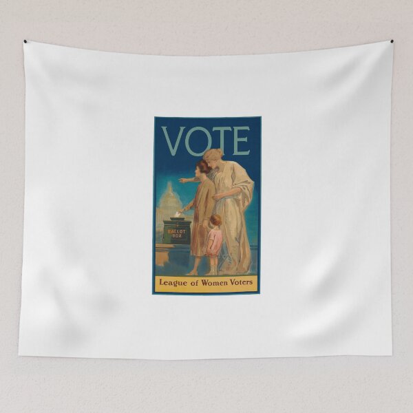 Item preview, Vintage (Circa 1920) League of Women Voters Poster - VOTE designed and sold by Chunga.