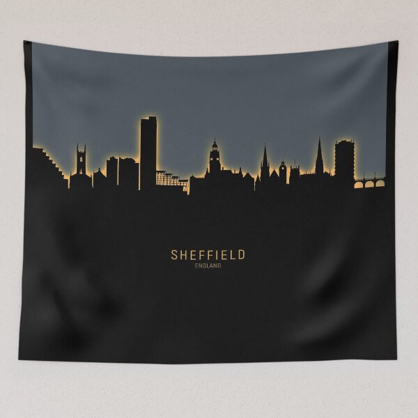 Item preview, Sheffield England Skyline designed and sold by ArtPrints.