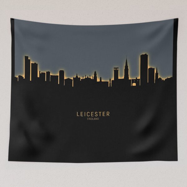 Item preview, Leicester England Skyline designed and sold by ArtPrints.