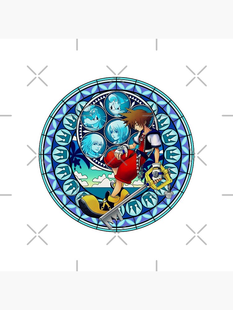 Kingdom Hearts® - Sora's Dive to the Heart Stained Glass Pin for Sale by  SWISH-Design