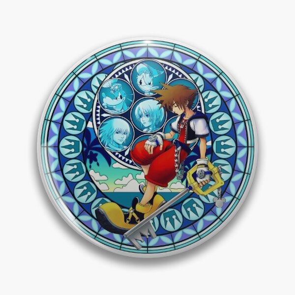 Vista previa del artículo con la obra «Kingdom Hearts® - Vidriera de Sora en el salto al corazón», diseñado y vendido por SWISH-Design.