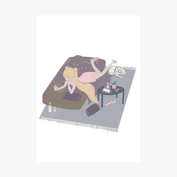 Magical Girl in Isolation Photographic Print