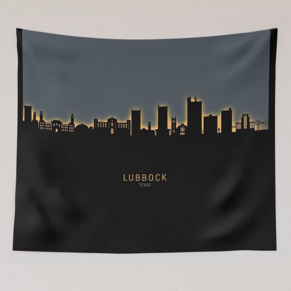 Item preview, Lubbock Texas Skyline designed and sold by ArtPrints.