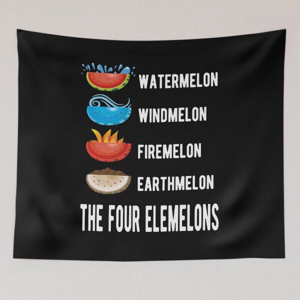 Item preview, Four Elements Elemelons Watermelon designed and sold by shirtystar.