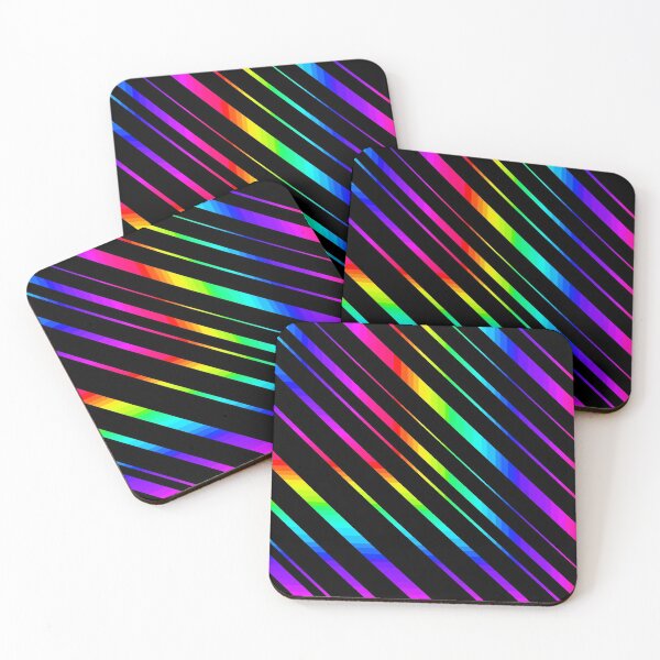 Item preview, Rainbow stripes pattern  designed and sold by Melanie Jeyakkumar.