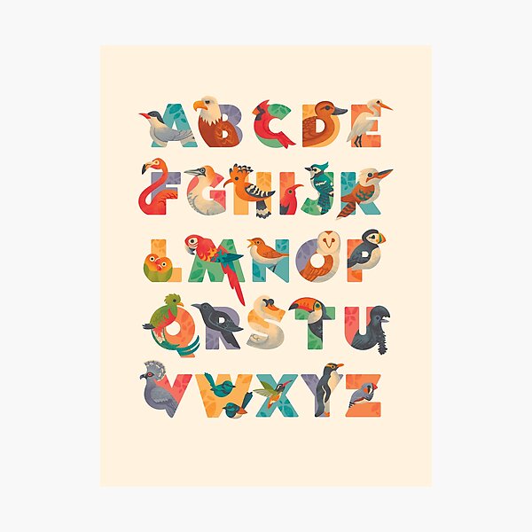 Aerialphabet Photographic Print