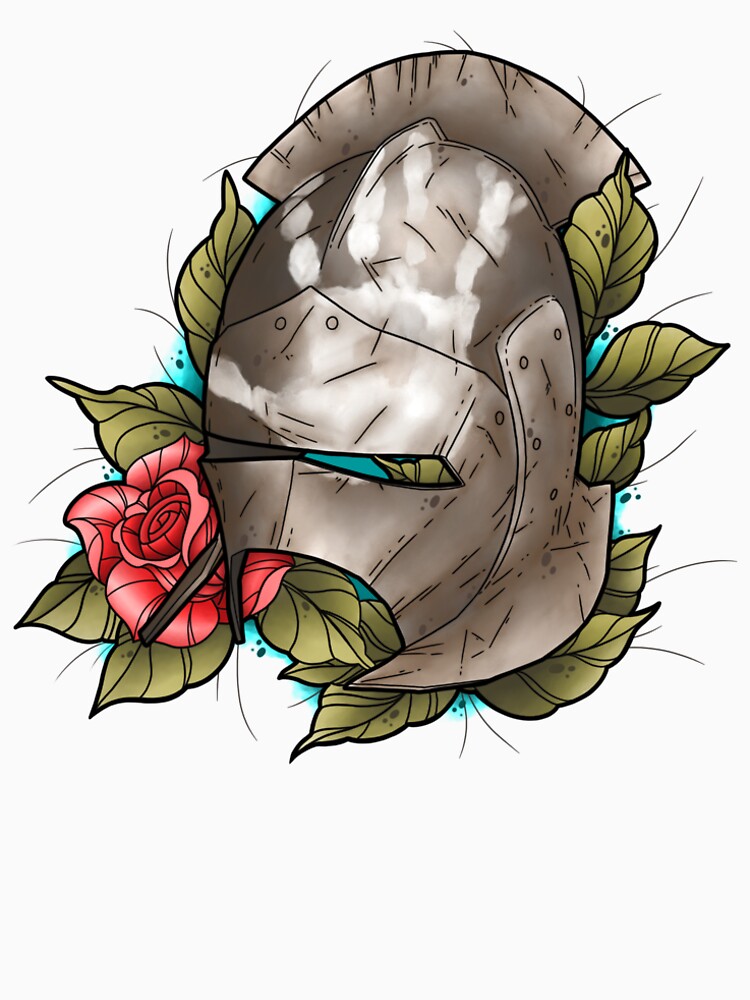 &quot;Urukhai Helmet Tattoo&quot; Tshirt by Tomahkiin Redbubble