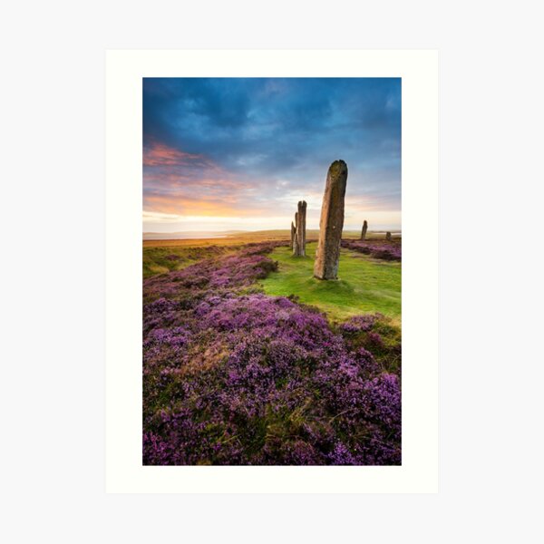 Ring Of Brodgar, Orkney, Scotland Art Print