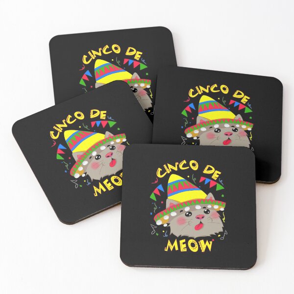 Item preview, Cinco De Meow - Funny Cinco De Mayo Kitty Cat designed and sold by fatamyfan1.