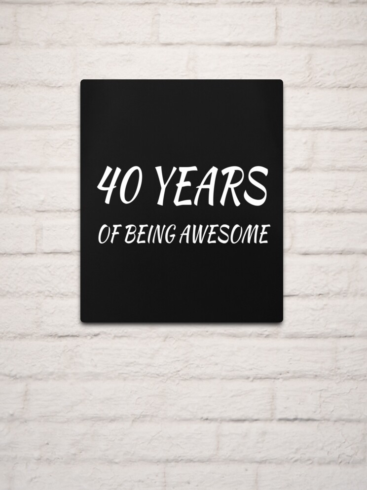 20 YEARS OF BEING AWESOME, 20th Birthday Gifts For Women And Men